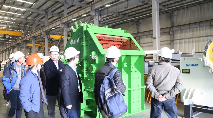 上海市绿容局总工唐家富一行领导莅临pp电子调研座谈建筑垃圾资源化处理