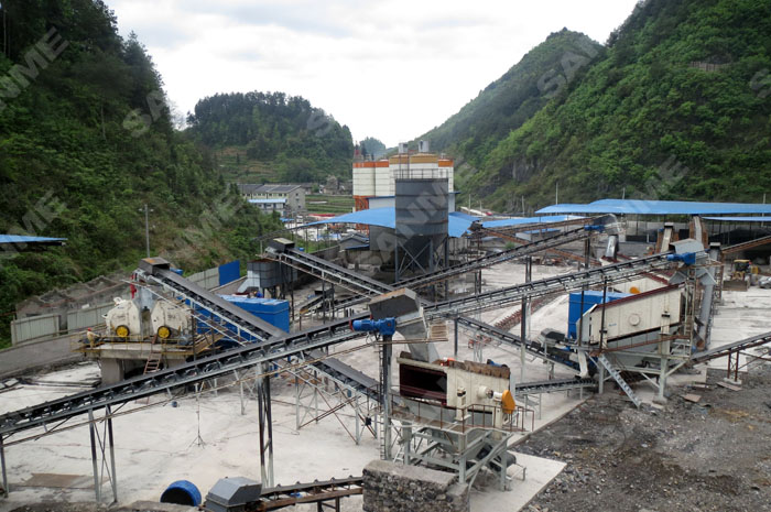 石灰石的机制砂生产线是怎样的？